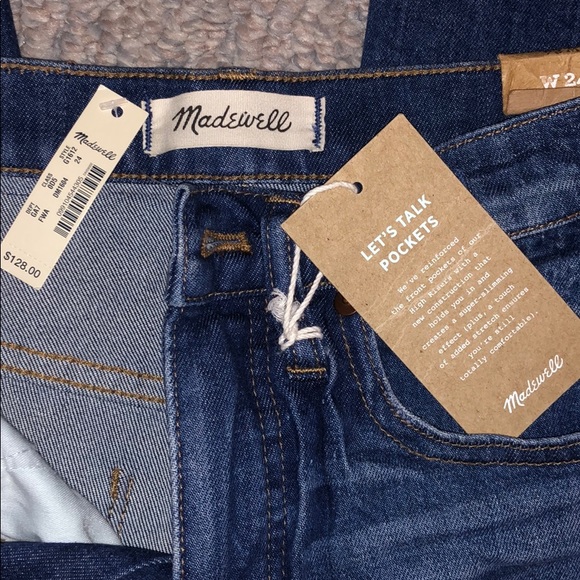 Madewell Wide Leg Cropped Jeans - Picture 6 of 8